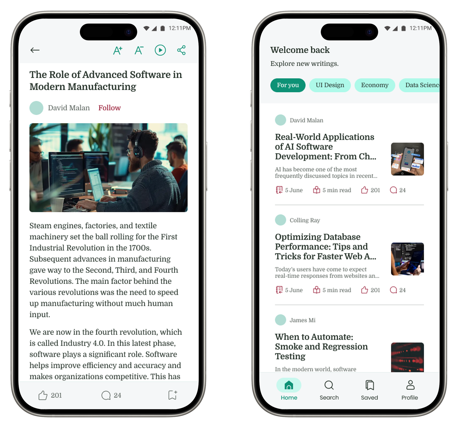 WordPress Blog & News App screenshot